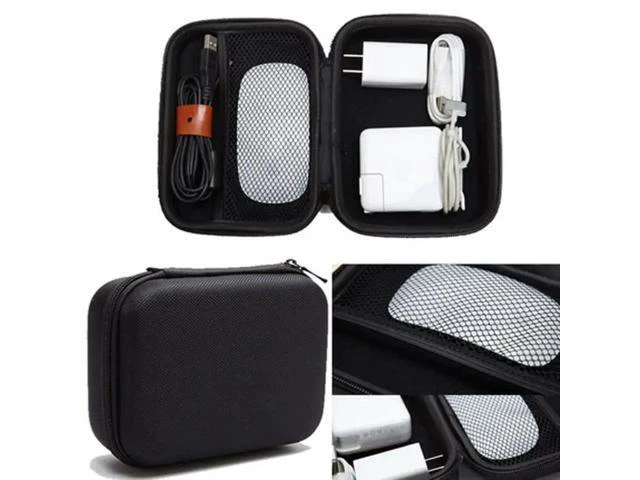 Alt view image 2 of 6 - EVA Hard Case Travel Carrying For Pencil Magic Mouse Magsafe Power Adapter Magnetic Charging Cable Carry Case