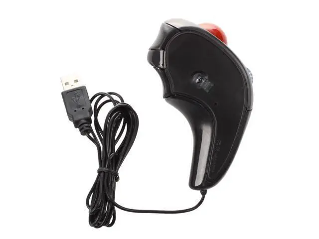 Alt view image 2 of 5 - Thumb-Controlled Handheld Wired Trackball Mice Mouse