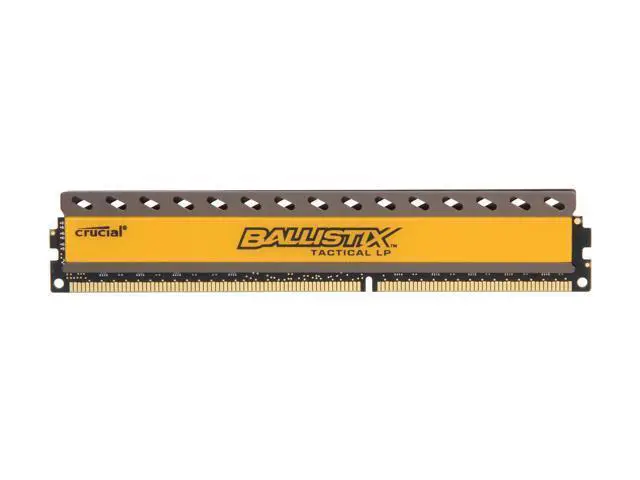 Alt view image 4 of 6 - Ballistix Tactical 8GB DDR3L 1600 (PC3L 12800) Low Profile Desktop Memory Model BLT8G3D1608ET3LX0