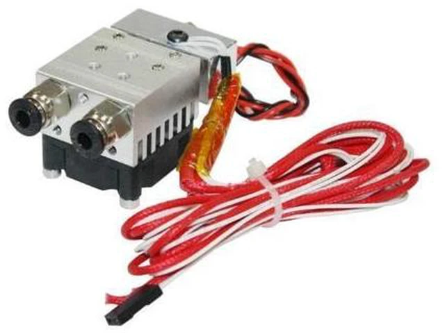 Main image of 2 in 1 Out Extruder 12V/24V 40W for 3D Printer 1.75mm Filament Multi-Extrusion Hotend for MK8 Extruder Accessory(24V)