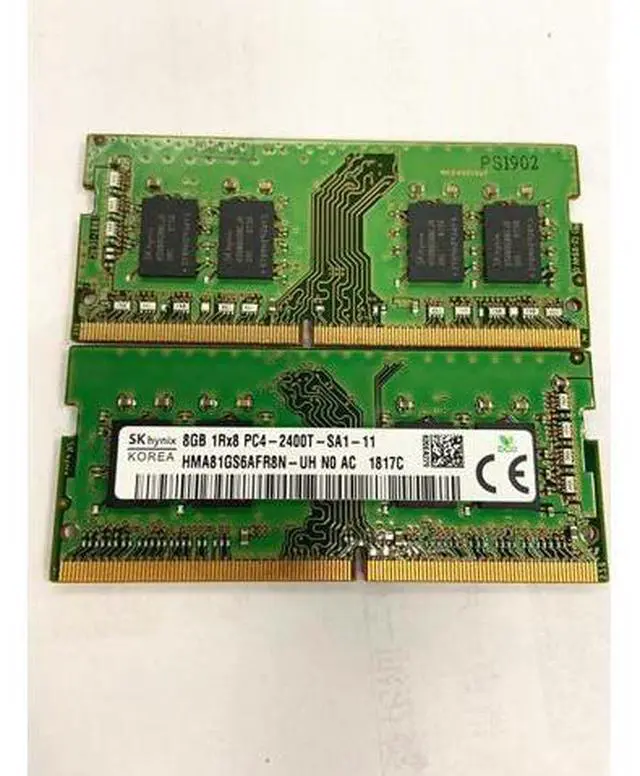 Alt view image 5 of 6 - SK Hynix HMA81GS6AFR8N-UH Non ECC PC4-2400T 8GB DDR4 Sodimm Laptop Ram Memory