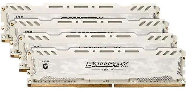 Main image of Ballistix Sport LT 32GB (4 x 8GB) DDR4 2400 (PC4 19200) Desktop Memory Model BLS4K8G4D240FSC