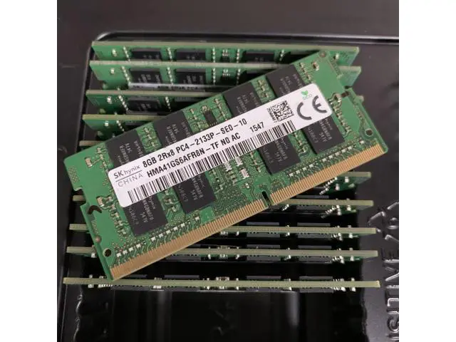 Alt view image 2 of 2 - Hynix HMA41GS6AFR8N-TF 8GB 260p PC4-17000 CL15 DDR4-2133 2Rx8 1.2V SODIMM Laptop Memory