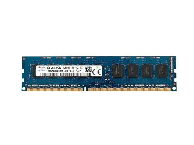 Alt view image 3 of 6 - HYNIXHynix Hmt41Gu7Afr8A-Pb Hynix 8Gb (1X8Gb) Pc312800 1600Mhz Unbuffered Ecc 1.35V Cl11 2Rx8 Ddr3 Sdram 240Pin Memory Module
