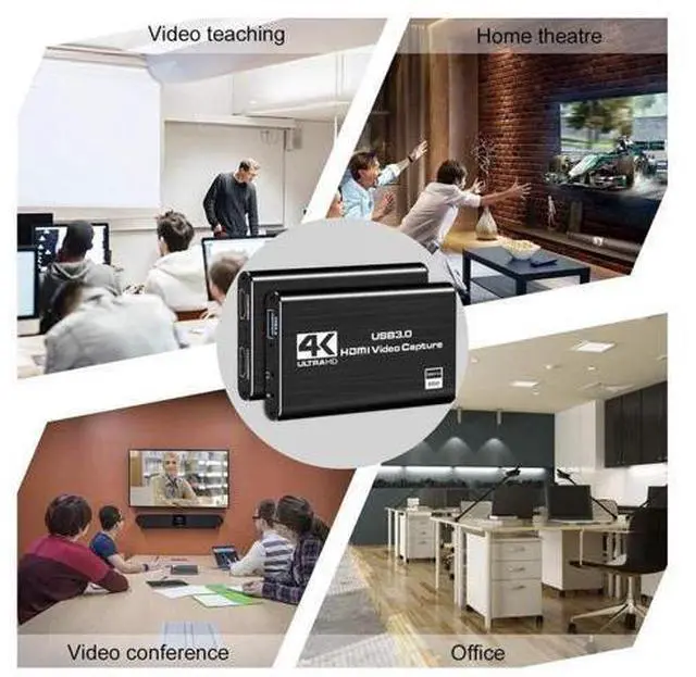 Alt view image 5 of 7 - 4K Audio Video Capture Card, Rybozen USB 3.0 HDMI Video Capture Device, Full HD 1080P for Game Recording, Live Streaming Broadcasting