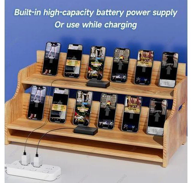 Alt view image 2 of 7 - Auto Slide phone screen Automatic Brush Screen Swipe Sliding Screen Video Reading tools Suitable for all mobile phones(6 IN 1)