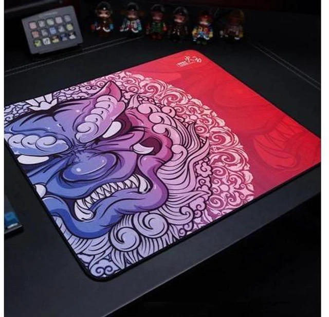 Alt view image 4 of 6 - Esports Tiger Gaming Mouse Pad with Non-Slip Rubber Base Mouse Mat for Students
