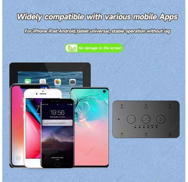 Alt view image 6 of 7 - Auto Slide phone screen Automatic Brush Screen Swipe Sliding Screen Video Reading tools Suitable for all mobile phones(6 IN 1)