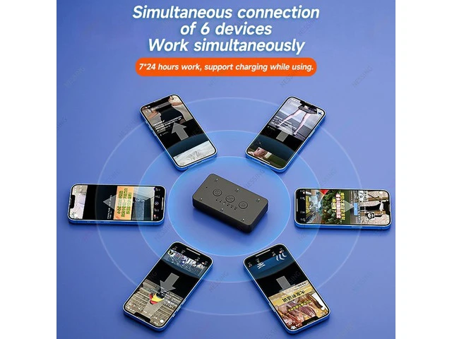 Alt view image 4 of 6 - Auto Slide phone screen Automatic Brush Screen Swipe Sliding Screen Video Reading tools Suitable for all mobile phones(6 IN 1)