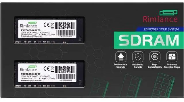 Alt view image 3 of 6 - Rimlance 8GB (2X4GB) 1.5V DDR3 1333MHZ PC3-10600 UDIMM 1RX8 Desktop Memory Kit