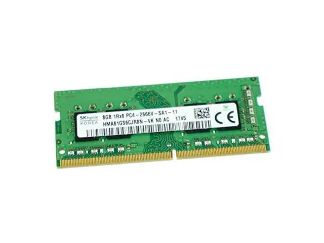 Alt view image 2 of 2 - Hynix 8GB PC4-21300 DDR4-2666MHz 260-Pin SODIMM 1.2V Single Rank Memory Module HMA81GS6CJR8N-VK