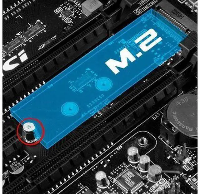 Alt view image 4 of 7 - M.2 Screw Kit,NVMe Screw m.2 SSD Mounting Kit