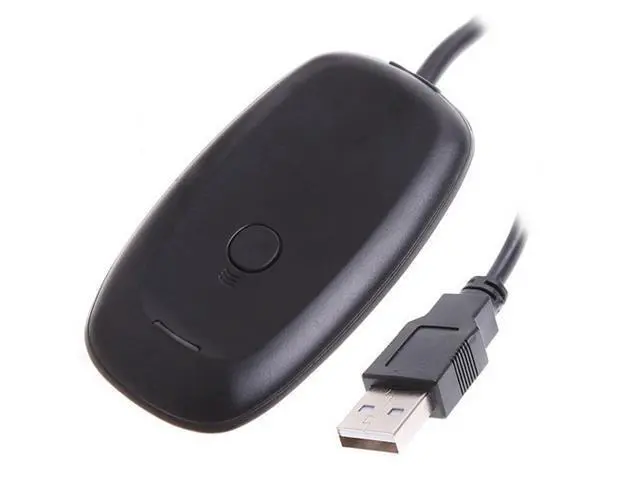 Alt view image 3 of 3 - Black PC Wireless Controller Gaming Receiver Adapter For Microsoft XBOX 360