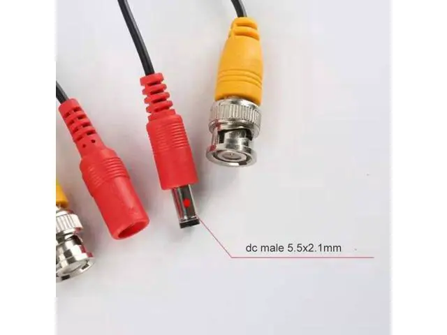 Alt view image 3 of 6 - Video Power Cable 5M/10M/20M/30M Output DC Plug Cable for CCTV Camera Surveillance DVR System Accessories L1(10m)