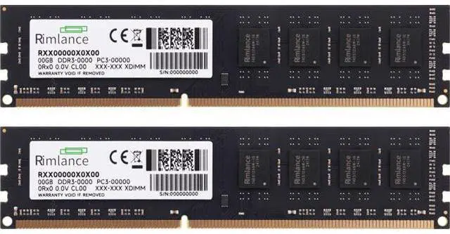 Alt view image 2 of 4 - RIMLANCE 16GB(2x8GB) RAM Replacement for CT2K102464BD160B DDR3L-1600 (PC3L-12800) 1.35V 2Rx8 Desktop Memory Model Kit