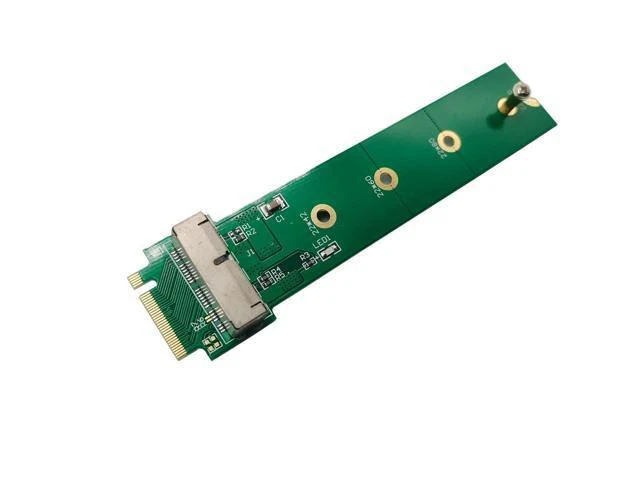 Alt view image 4 of 4 - PCIE X4 M.2 NGFF M Key Adapter Riser Converter Card To 2013 2014 2015 A1466 A1465 Air Mac Pro SSD Expansion Add on Card M2 E-089