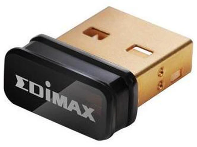 Alt view image 3 of 7 - Edimax Wi-Fi 4 802.11n Adapter for PC - New Version - Wireless N150 Nano USB Adapter Dongle 150Mbps Smallest Wi-Fi 4 Dongle Windows Mac OS Linux EW-7811Un V1