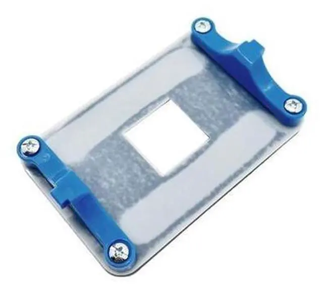 Alt view image 2 of 6 - AM5 Motherboard Heatsink Bracket for Gaming PCs Heavy Workloads AM5 CPU Heatsink Bracket Keep Desktop Running Smoothly(Blue)