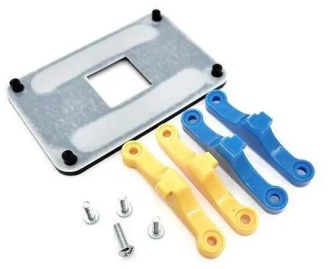 Alt view image 6 of 6 - AM5 Motherboard Heatsink Bracket for Gaming PCs Heavy Workloads AM5 CPU Heatsink Bracket Keep Desktop Running Smoothly(Blue)