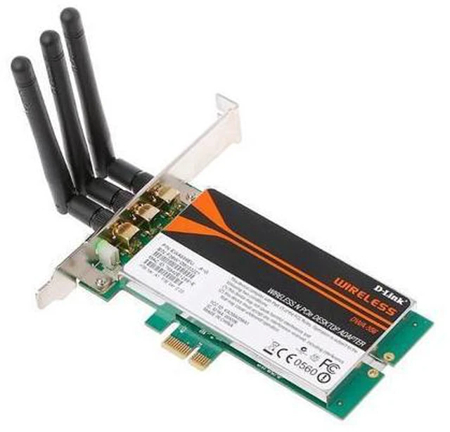 Main image of D7YC DWA-556 Wireless Xtreme N PCI-E Desktop Adapter WiFi Card Low Profile