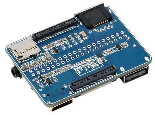 Alt view image 6 of 7 - 5V Mini USB Ethernet GPIO IO Carrier Board Expansion Board for RasPi Raspberry Pi Compute Module 4 CM4 Lite 2GB 4GB 8GB