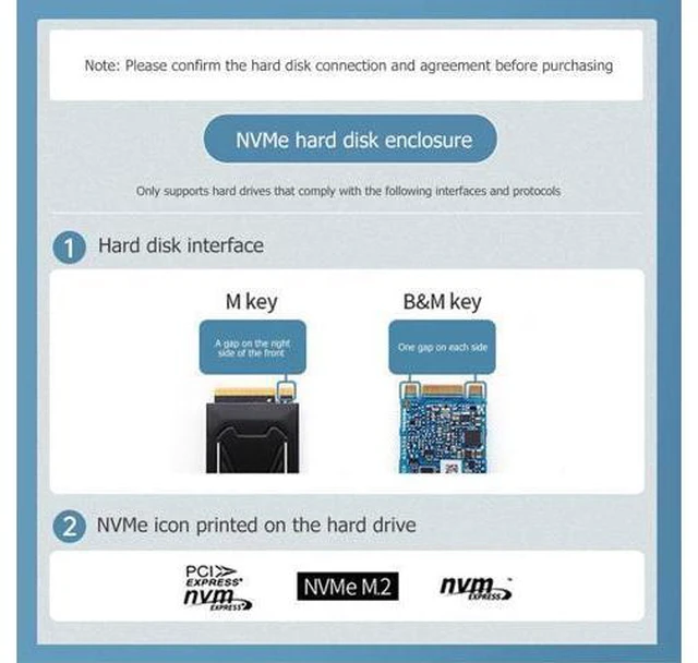 Alt view image 5 of 6 - ORICO M2PV-C3 Type-C M.2 NVME SSD Mobile Enclosure Aluminum Alloy USB 3.1 10Gbps 2TB External Solid State Drive Box Case
