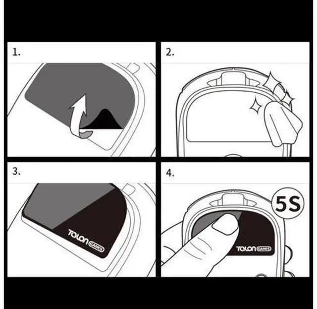Main image of 1Set Glass Mouse Skates Stickers Mouse Feet Pad Glides Rounded Curved Edge for DeathAdder-V3 Pro Mouse