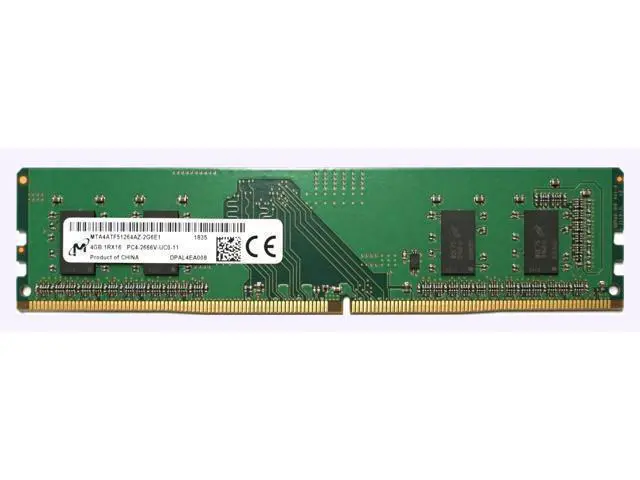 Alt view image 2 of 2 - SK Hynix 4GB HMA82GU6JJR8N-VK PC4-21300V-UDIMM (DDR4-2666Mhz, 1RX16) Unbuffered Desktop Memory RAM
