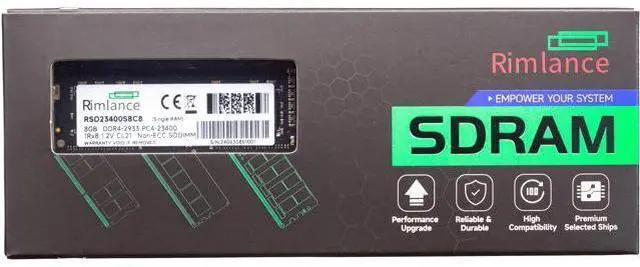 Main image of Rimlance 8GB (1X8GB) 1.2V DDR4 2833MHZ PC4-23400 SODIMM 1RX8