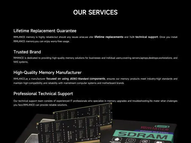 Alt view image 5 of 5 - Rimlance 8GB (2X4GB) 1.2V DDR4 2400MHz PC4-19200 SODIMM 1RX8
