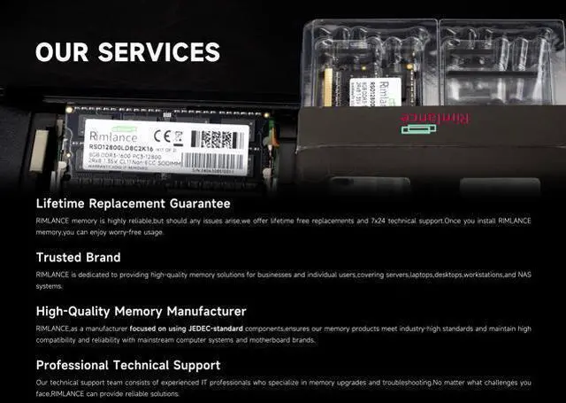 Alt view image 6 of 6 - Rimlance 16GB (2X8GB) 1.5V DDR3 1600MHz PC3-12800 SODIMM 2RX8