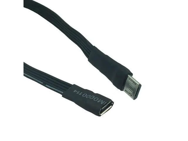 Alt view image 2 of 3 - Super Soft Micro USB Extension Cable Female to Micro USB Male F/M Extension Extender Data Charging Soft OTG Cable 5cm 10cm 20cm(Custom-made)
