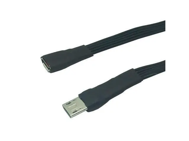 Alt view image 3 of 3 - Super Soft Micro USB Extension Cable Female to Micro USB Male F/M Extension Extender Data Charging Soft OTG Cable 5cm 10cm 20cm(Custom-made)