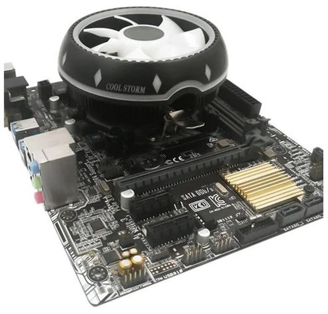 Alt view image 4 of 6 - 12CM Quiet RGB Fan CPU Cooler for LGA1150,1151,1155,1156,1366,775 AM4,AM3+,AM3 AM2+,AM2,FM1,CPU Fan CPU Air Cooler