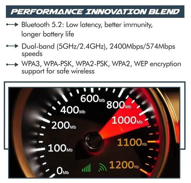 Alt view image 7 of 7 - AX201 WiFi 6 Card | Dual Band Wi-Fi | 2.4 Gbps | CNVio2 M.2 Wifi Card for PC | Supports Bluetooth 5.2 | Requires Intel 10th+ Gen CPU with Windows 10+ or Linux | AX201NGW