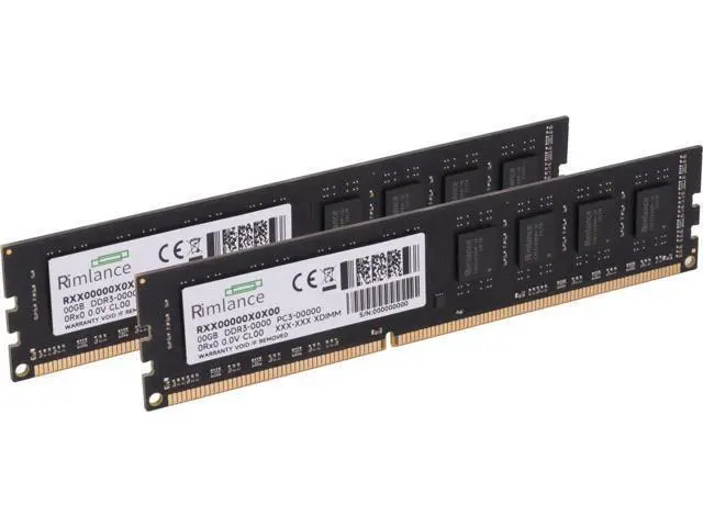 Alt view image 2 of 6 - Rimlance 8GB (2X4GB) 1.35V DDR3 1866MHZ PC3-14900 UDIMM 1RX8 Desktop Memory Kit