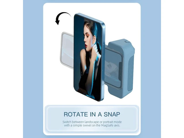 Alt view image 5 of 6 - Mobile Stand Camera Holder Grip Type-C Magnetic Selfie Photo Bracket Cellphone Bluetooth Anti-shake Selfie Wireless Charging(option 1-Pink)