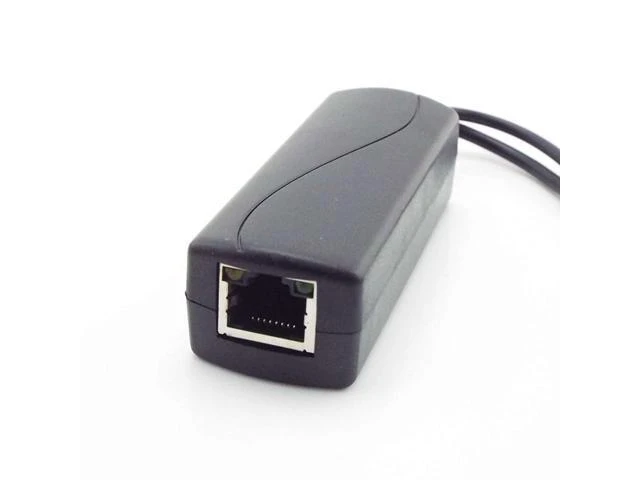 Alt view image 3 of 6 - 48V to 12V POE Splitter Connector Poe Power Adapter injector Switch for IP Camera Wifi Injector Cable Wall US/EU Plug power