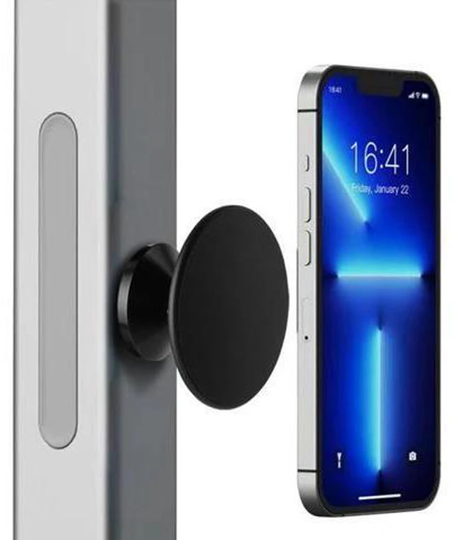 Alt view image 5 of 6 - Gym Exercise Magnetic Phone Holder Universal GPS Mobile Phone Mount Cellphone Support Bracket for Phone Mobile Accessories