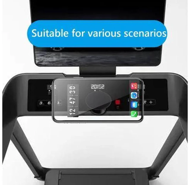 Alt view image 3 of 6 - Gym Exercise Magnetic Phone Holder Universal GPS Mobile Phone Mount Cellphone Support Bracket for Phone Mobile Accessories