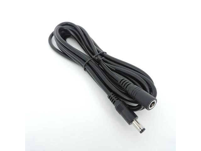 Alt view image 2 of 6 - DC Female to Male Plug Extension connector Cable 0.5/1.5m/2M/3/5m/10m 2.1mmx5.5mm for 12V Power Adapter Cord CCTV Camera Strip L(0.5M)