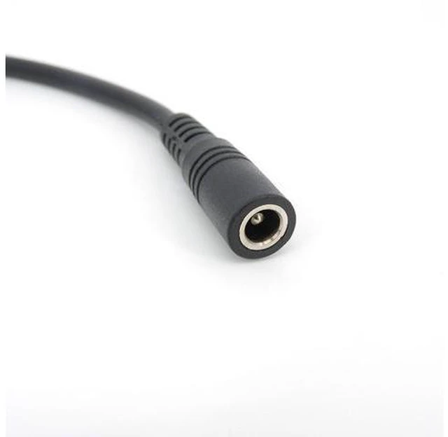 Alt view image 3 of 6 - DC Female to Male Plug Extension connector Cable 0.5/1.5m/2M/3/5m/10m 2.1mmx5.5mm for 12V Power Adapter Cord CCTV Camera Strip L(0.5M)