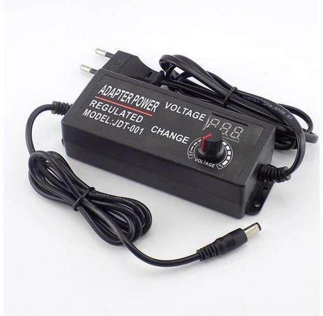 Alt view image 4 of 6 - AC 100-220V to DC 3-12V 5A Adjustable Power Adapter Power Supply CCTV Camera for Led Strip Light Display Screen Charger L19 (AU Plug)
