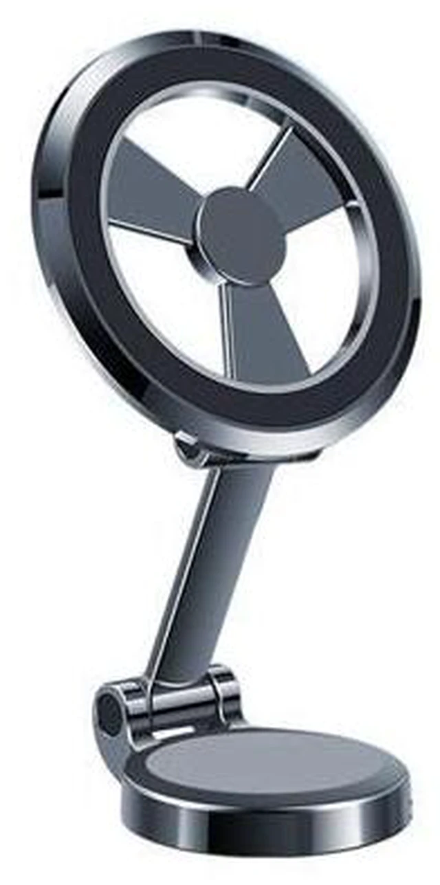 Main image of Magnetic Car Phone Bracket Stretchable Mobile Phone Mount Support Anti Slip 360 Rotatable Adjustable for Phone(Black)