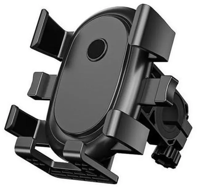 Main image of Universal Mobile Phone Stand Bracket Adjustable Shockproof Bike Motorcycle Phone Mount Mobile Stand Cycling Accessories(Black-Handlebar)