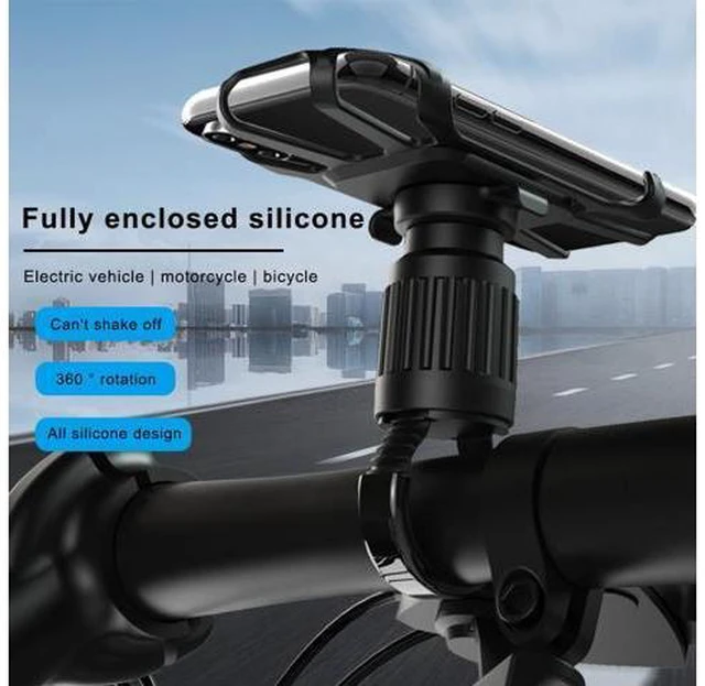 Alt view image 3 of 6 - Cycling Phone Stand Magnetic Car Mobile Support Bracket Adjustable Shockproof Bike Motorcycle Phone Holder for Phone