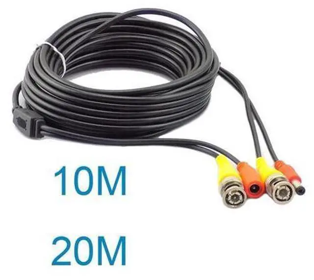 Main image of 10M 20M CCTV Camera Cable DVR Recorder System Video Cable DC Power Security Surveillance BNC Cable (10M)
