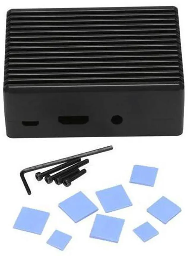 Main image of 3 Model B Aluminum Alloy Case Passive Cooling Shell Metal Enclosure Heat Dissipation for Raspberry Pi 3B/3B+