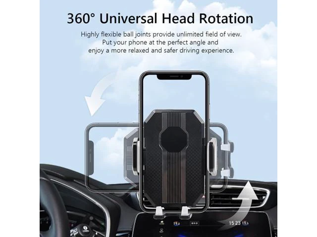 Alt view image 6 of 6 - Strong Suction Cup Car Phone Holder Center Console Smartphone Sucker Mount Universal Bracket Windscreen Adjustable Support