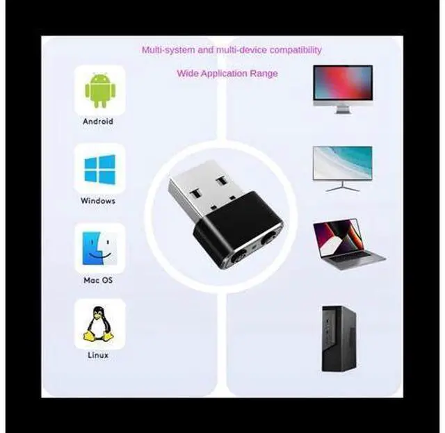 Alt view image 4 of 6 - 1PCS USB Mouse Mover USB Mouse Jiggler Virtual Mouse Prevent Entering Sleep Move Cursor Prevent Computer Lock Screen